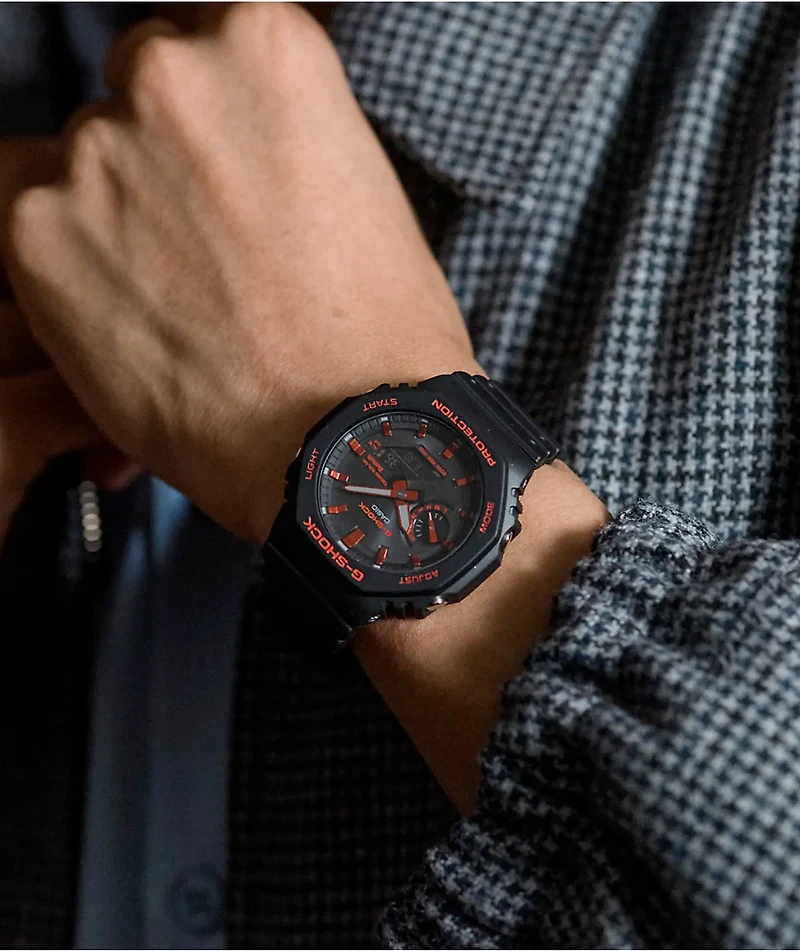 G-Shock GAB2100BNR-1A Black & Red Analog Watch