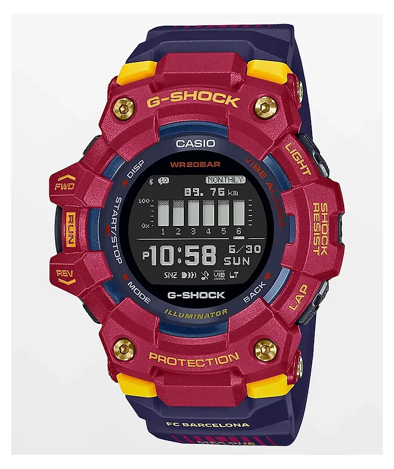 G-Shock GBD100BAR-4 Barcelona Digital Watch