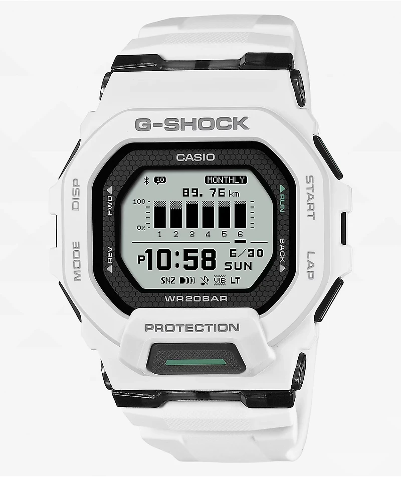 G-Shock GBD200-7 White Digital Watch