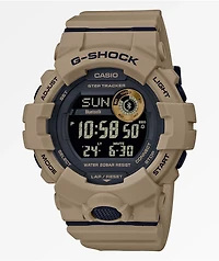 G-Shock GBD800 Dark Khaki & Black Digital Watch