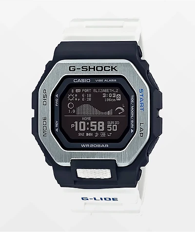 G-Shock GBX100 White & Black Digital Watch