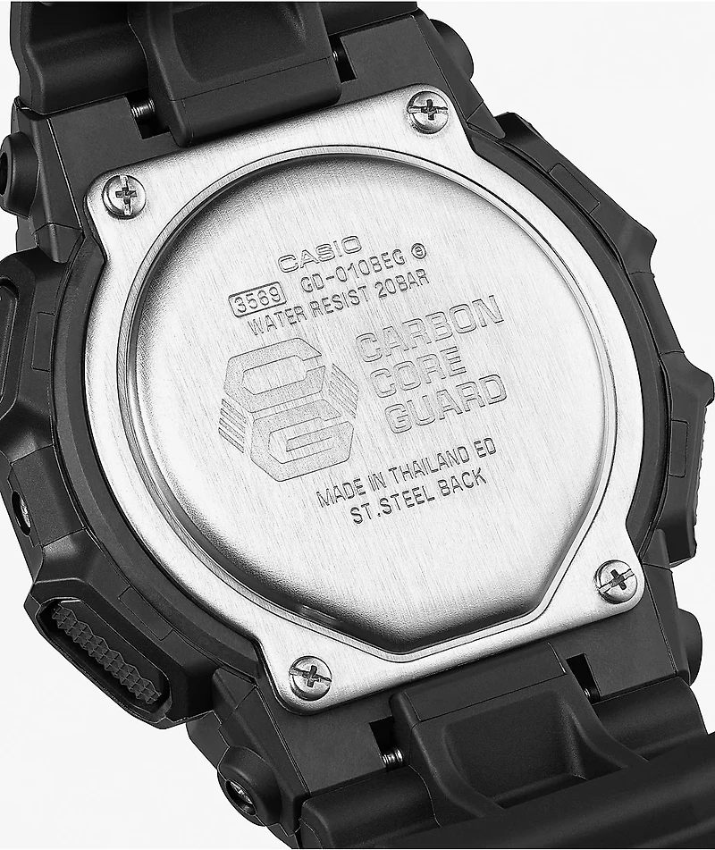 G-Shock GD010BEG-1 Black & Electro Green Digital Watch