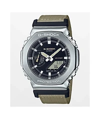 G-Shock GM2100-C5A Silver & Tan Analog & Digital Watch