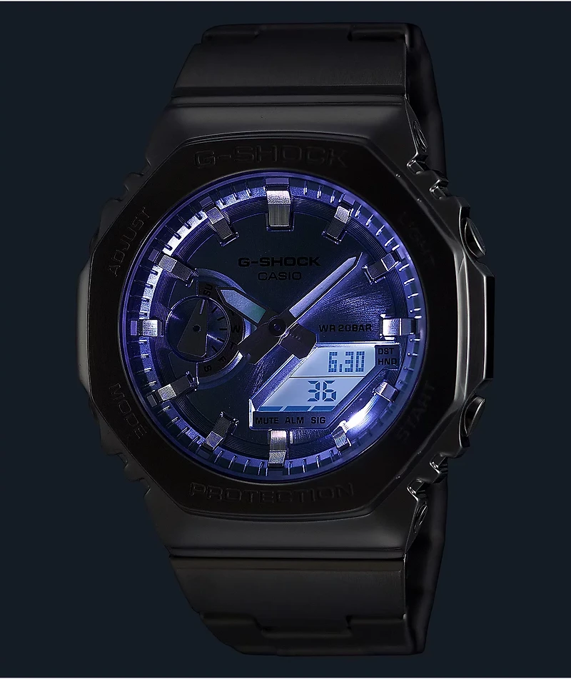 G-Shock GM2110D-2A Silver & Blue Analog & Digital Watch