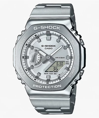 G-Shock GM2110D-7A Silver Analog & Digital Watch