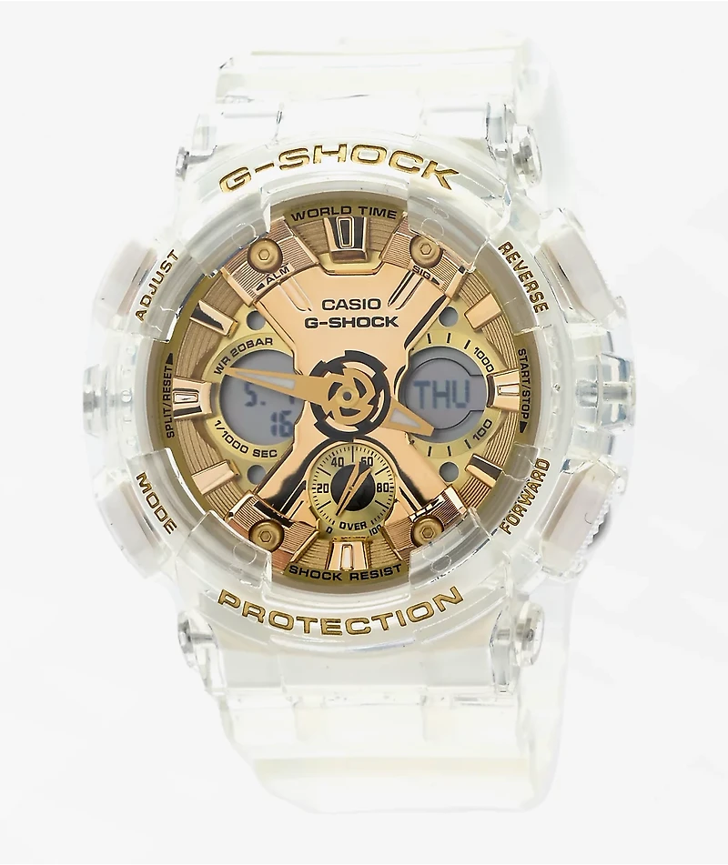 G-Shock GMA-S120SG-7ACR Transparent & Gold Watch