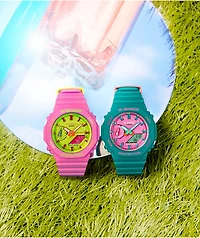 G-Shock GMA-S2100BS-4ACR Pink & Yellow Analog Watch