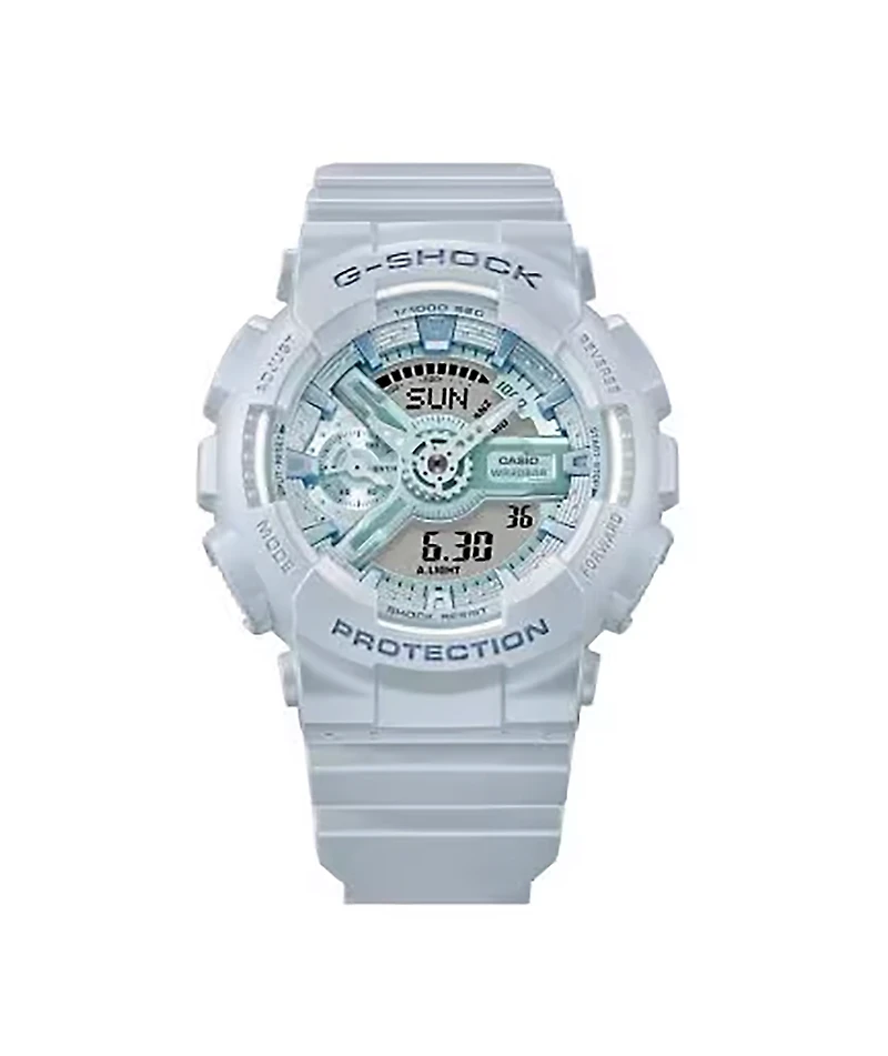 G-Shock GMAS110ST-2A Silk Blue Analog & Digital Watch