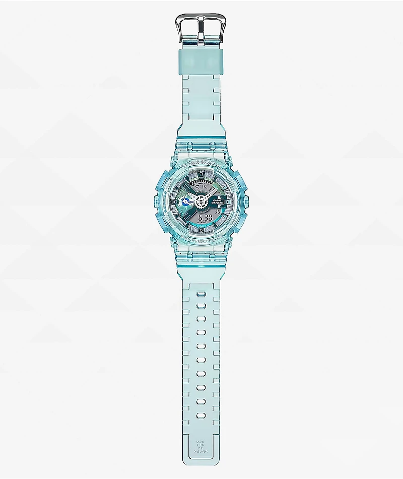 G-Shock GMAS110VW-2A Transparent & Teal Analog Watch