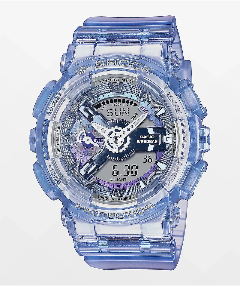G-Shock GMAS110VW-6A Transparent & Blue Analog Watch