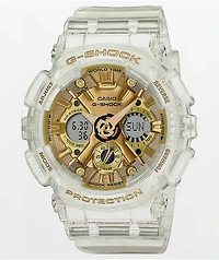 G-Shock GMAS120SG-7A Transparent & Gold Analog Watch