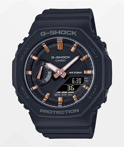 G-Shock GMAS2100-1A  Black Digital & Analog Watch