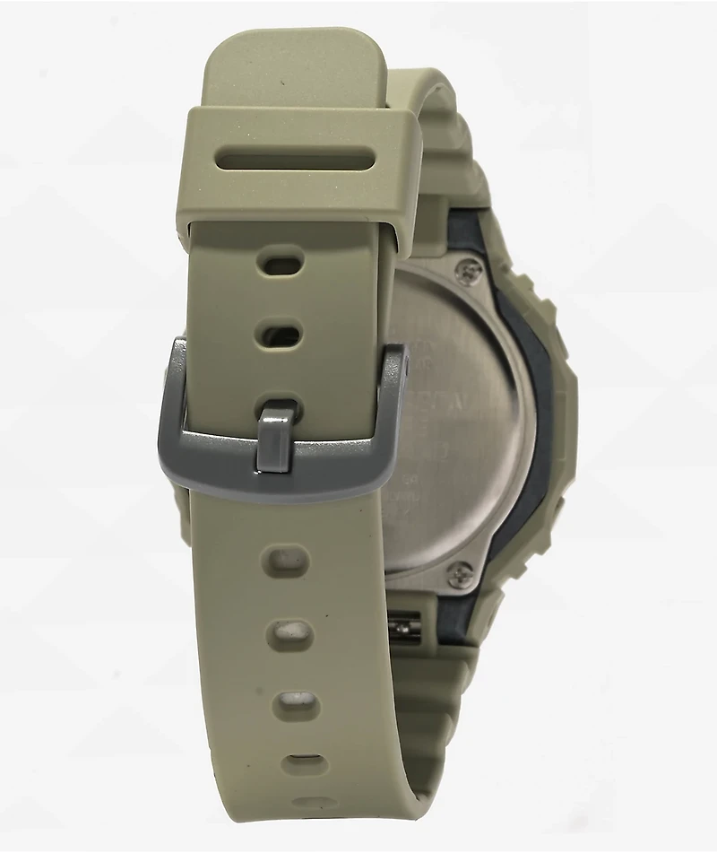 G-Shock GMAS2100BA-3A Matte Green Digital & Analog Watch