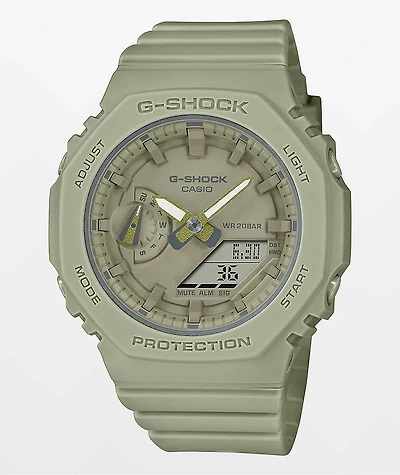 G-Shock GMAS2100BA-3A Matte Green Digital & Analog Watch