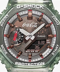 G-Shock x Coca-Cola GA2100CC-3A Bottle Green & Brown Analog & Digital Watch