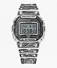 G-Shock x Joshua Vides DW5600JV-7CR White Digital Watch