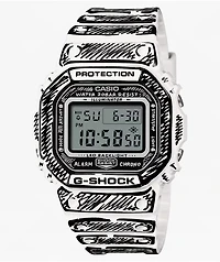 G-Shock x Joshua Vides DW5600JV-7CR White Digital Watch