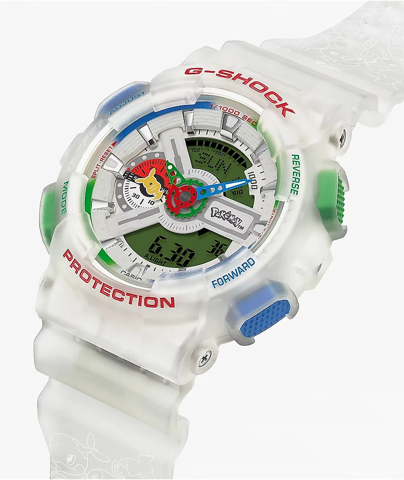 G-Shock x Pokémon GA110PKM-7A Analog & Digital Watch