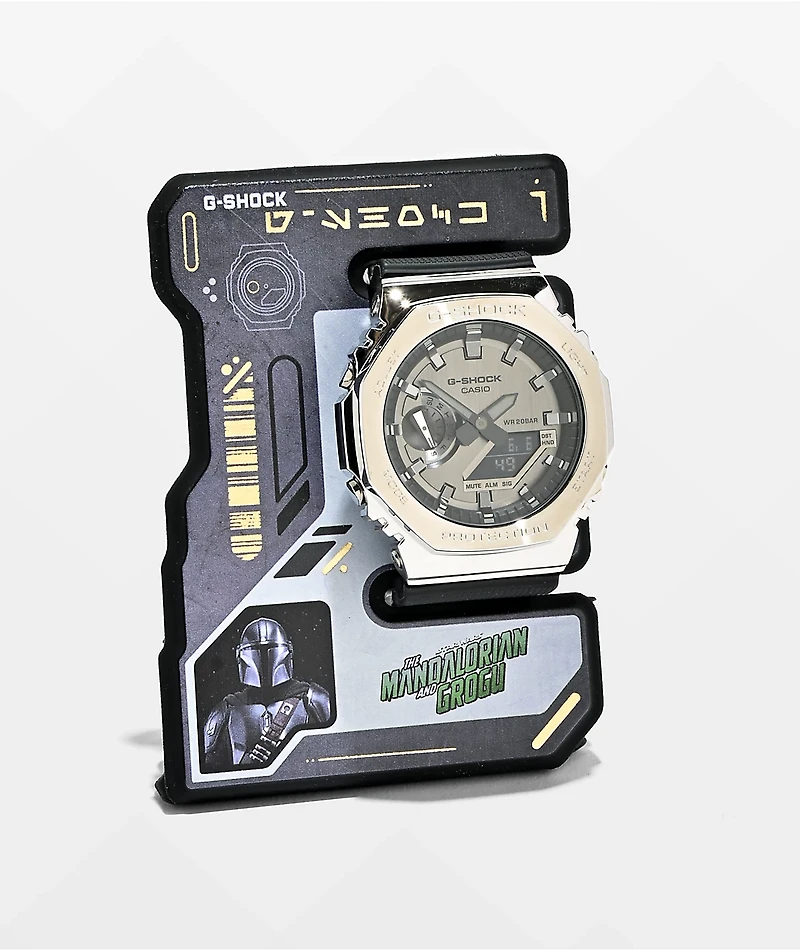 G-Shock x Star Wars GM2100-1ASW The Mandalorian And Grogu Analog & Digital Watch