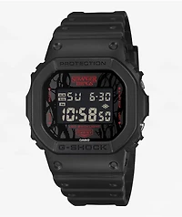 G-Shock x Stranger Things DW5600STT-1 Black & Red Digital Watch