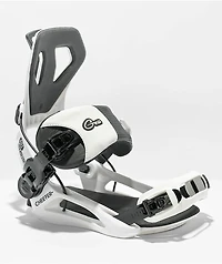 GNU Cheeter White Snowboard Bindings