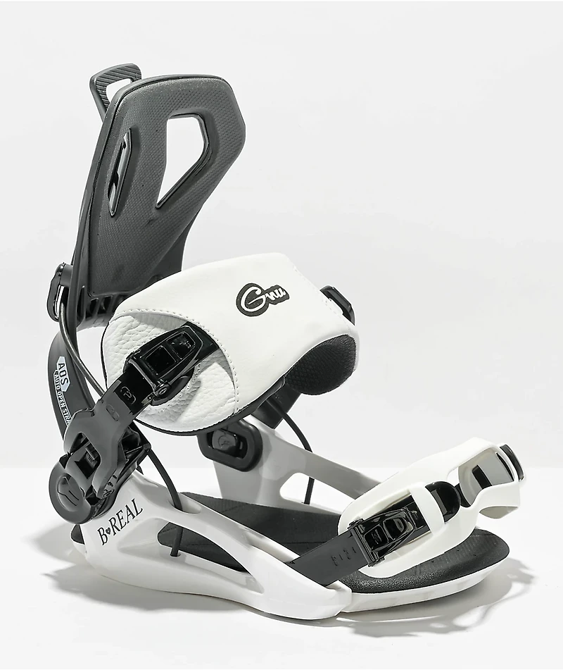 GNU Women's B-Real White Snowboard Bindings 2023