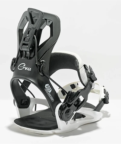 GNU Women's B-Real White Snowboard Bindings 2023