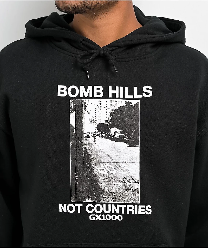 GX1000 Bomb Hills Black Hoodie