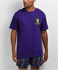 Gecko Space Neon Purple T-Shirt