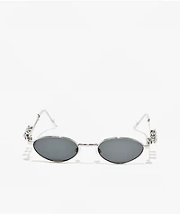 Gem'd Wire Silver Sunglasses