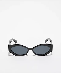 Geo Black Cat Eye Sunglasses