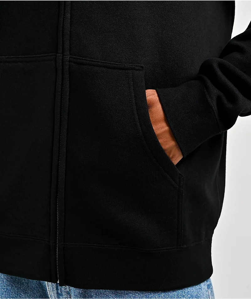 Get Weird Black Zip Hoodie