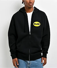 Get Weird Black Zip Hoodie