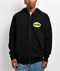 Get Weird Black Zip Hoodie