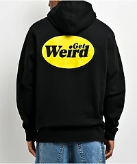 Get Weird Black Zip Hoodie