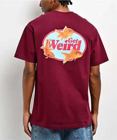 Get Weird Goldfish Red T-Shirt