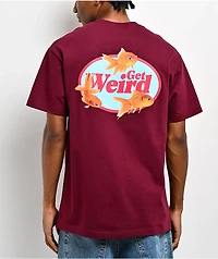 Get Weird Goldfish Red T-Shirt