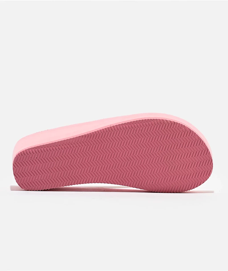 Gigi Ali Rhinestone Pink Platform Sandals