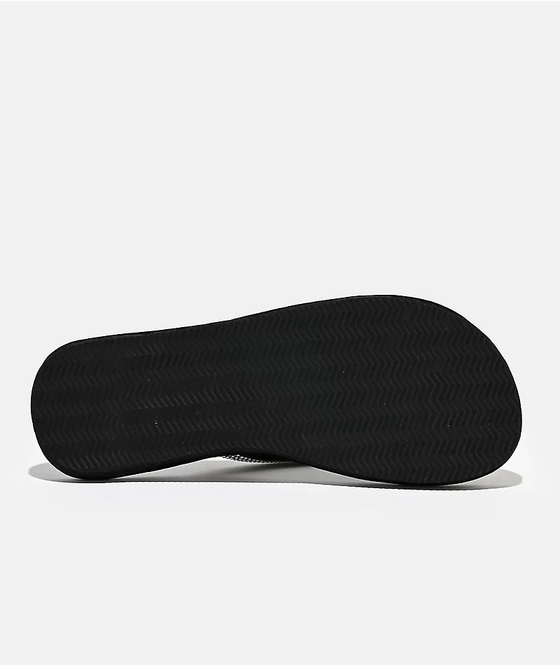 Gigi Ari Rhinestone Black Sandals