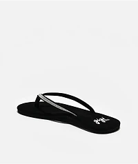 Gigi Ari Rhinestone Black Sandals