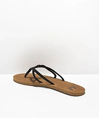 Gigi Sandals Cabana Black & Tan