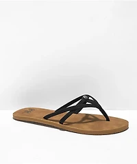 Gigi Sandals Cabana Black & Tan