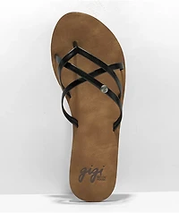 Gigi Sandals Supernova Black & Tan