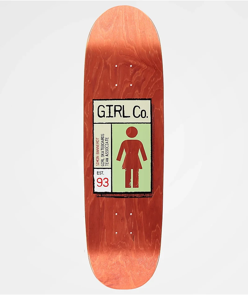 Girl Bannerot Gridbox Loveseat 9.0" Skateboard Deck