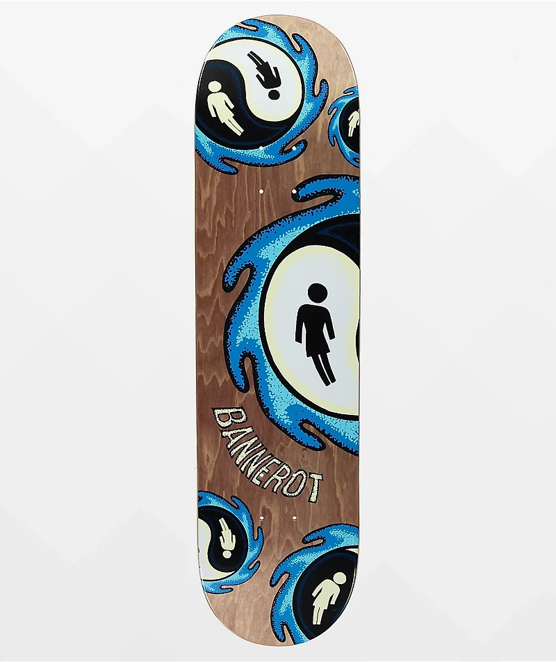 Girl Bannerot Yin Yang 8.25" Skateboard Deck