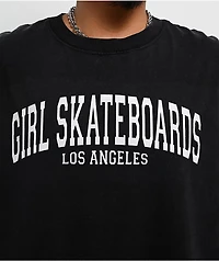 Girl Collegiate Black T-Shirt