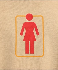 Girl Double OG Logo Brown T-Shirt