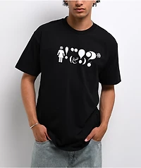 Girl Follies Question Black T-Shirt