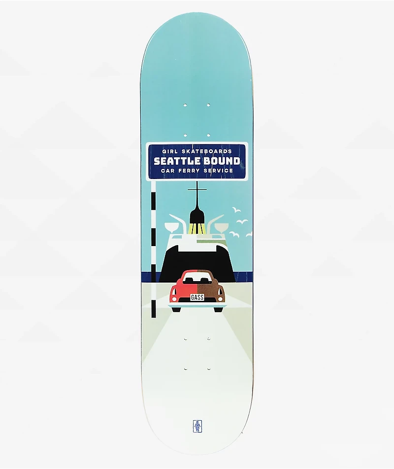 Girl Gass Seattle Bound 8.0" Skateboard Deck