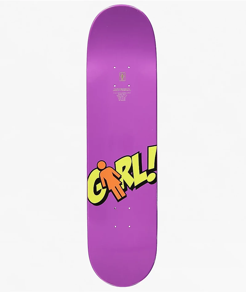 Girl Geering Blammo 8.0" Skateboard Deck